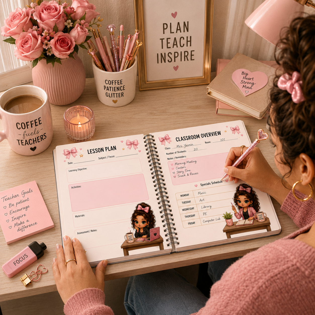 Kindergarten Daily Planner 2026–2027 | Printable Teacher Planner | Lesson Planning, Classroom Organization & Teacher Binder | Instant Digital Download