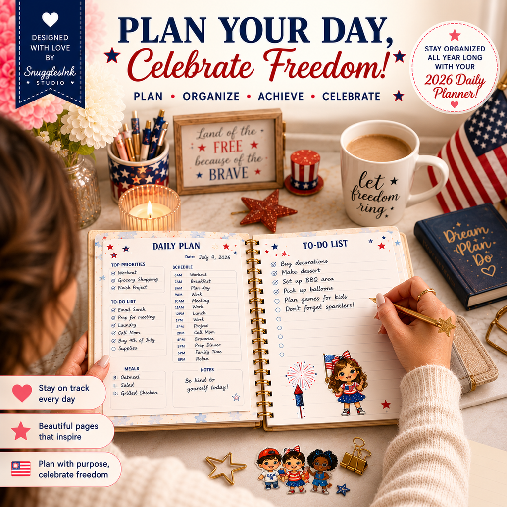 2026 Patriot Digital Planner | Instant Digital Download