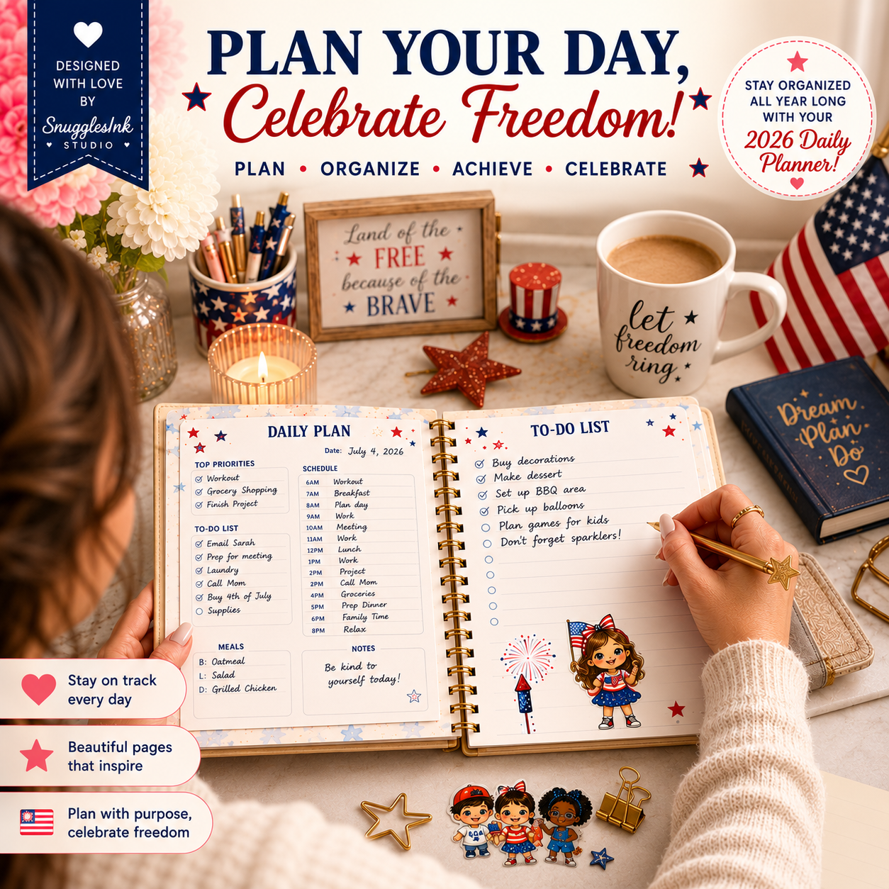 2026 Patriot Digital Planner | Instant Digital Download