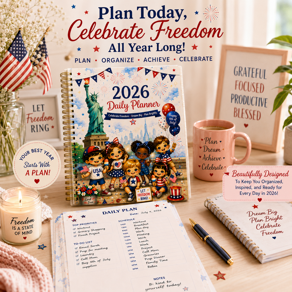 2026 Patriot Digital Planner | Instant Digital Download