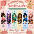 Cozy Crochet Bookmarks PNG Bundle | 6 Cute Kawaii Chibi Bookmarks | Digital Download | Printable Bookmarks | Book Lover Gift | Reader Bookmark Set