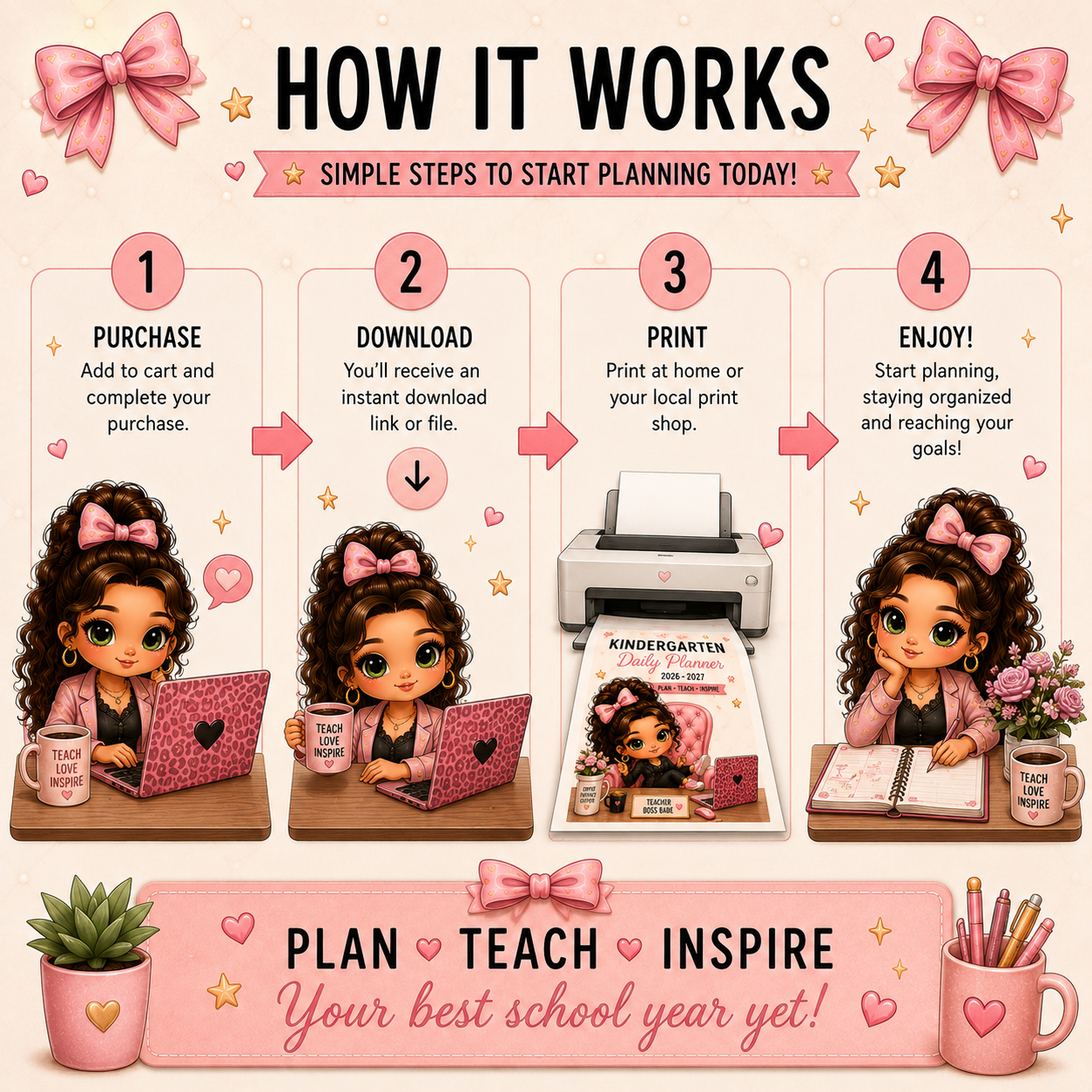 Kindergarten Daily Planner 2026–2027 | Printable Teacher Planner | Lesson Planning, Classroom Organization & Teacher Binder | Instant Digital Download